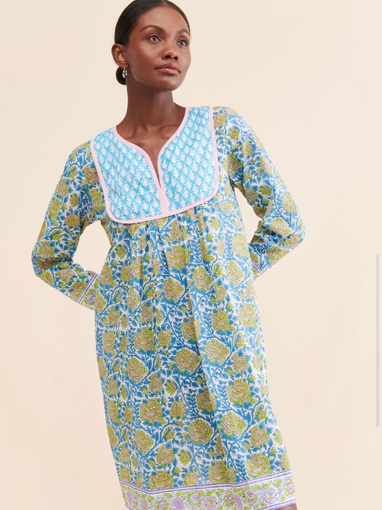 Sz Blockprints Dresses & Skirts - SZ Blockprint Jaipur Printed Dress - SMALL